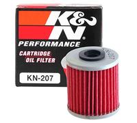K&N Filtro Olio Powersports - Cartuccia 38x44mm compatibile con Beta, Kawasaki, Suzuki, LML (KN-207)