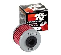 K&N Filtro Olio Powersports - Cartuccia 40x35mm compatibile con Honda, Polaris, Husqvarna, HM Moto (KN-116)