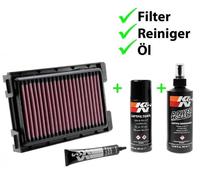 K&N Ricambio Filtro Aria + Set Pulizia HA-2511 + 99-5003EU