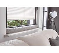 K. & N. Schurwolle 551 Paraspifferi in Lana Vergine per finestre, 120 cm, Colore: Grigio