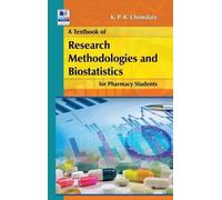K P R Chowdary A Textbook of Research Methodology and Biostat (Copertina rigida)