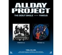 K-POP ALLDAY PROJECT Album singolo di debutto FAMOUS 2VER SET CD+Libro+2p...