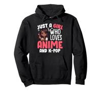 K-Pop Anime Amante Coreano Cultura Giapponese Anime K-Pop Ragazza Felpa con Cappuccio