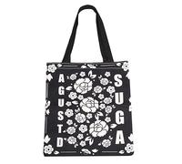 K-POP - Borsa per la spesa da viaggio, per amanti delle canzoni, riutilizzabile, regalo per fan della Corea del Sud, A-S, 32cm ( 12.6 inch ) * 37 cm ( 14.57 inch)