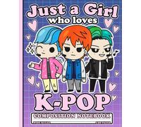 K-Pop Boy Band Notebook: Cute Chibi Idol Fan Journal for Girls, Teens, Students, and Korean Pop Music Lovers