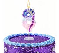 K pop, Candele di compleanno con numero di compleanno, per torta, con paillettes, per celebrare anniversari, decorazioni a tema musica dei cartoni animati, forniture per feste a tema musicale (numero