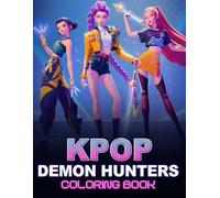 K-pop Coloring Book: 50 Fun and Epic Coloring Pages Featuring Magic, Music, and K-pop Characters, Perfect for All Ages to Have Fun