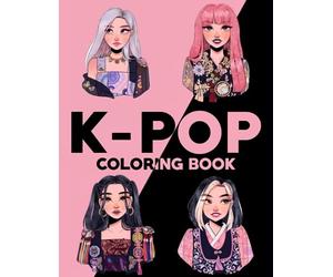 K-POP Coloring Book: Vibrant Music World Coloring Pages with Energetic Performances Illustrations for All Ages Fun & Relaxation