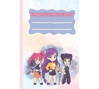 K Pop Composition Notebook- Cute Pastel Kawaii Wide Ruled Notebook for School, Teens & Kpop Fans, 6x9 in, 110 Pages: Adorable Aesthetic Notebook for ... for School Notes, Lyrics & Daily Thoughts