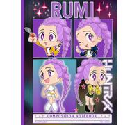 K-Pop Composition Notebook: Kawaii Cute Anime Girl Wide Ruled Cute Journal for Teens, Students, Girls, and Kpop Music Fans