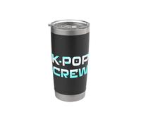 K Pop Crew K Pop Guard Papà Mamma K-Pop Security Compleanno Bicchiere termico in acciaio inox doppia parete