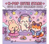 K-POP Cutie Stars: Cute & Cozy Coloring Book | Big & Bold