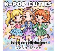 K-Pop Cuties: bold and cute coloring book