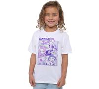 K-Pop Demon Hunters Anime Huntrix Huntr/X Kids T Shirt, Black, Bianco, 9-11 Anni Unisex-Bambini e Ragazzi