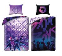 K-POP Demon Hunters Copripiumino REVERSIBILE SET LETTO 140x200cm Poliestere 5932