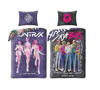 Set Letto K-POP Demon Hunters - Copripiumino 140x200cm con federa 70x90cm - Microfibra - Multicolore