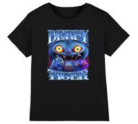 K-Pop Demon Hunters - Derpy Tiger Bootleg Kids T Shirt, Black, 5-6