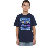 K-Pop Demon Hunters Derpy Tiger Bootleg Kids T Shirt, Blu Navy, 5-6 Jahre Unisex-Bambini e Ragazzi