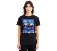 K-Pop Demon Hunters Derpy Tiger Bootleg Ladies T Shirt, Nero, XL Donna