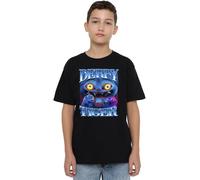 K-Pop Demon Hunters Derpy Tiger Bootleg T Shirt, Black, 5-6 Anni Unisex Kids