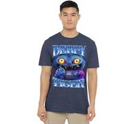 K-Pop Demon Hunters - Derpy Tiger Bootleg Unisex T Shirt, Heather Navy, Small