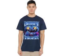 K-Pop Demon Hunters Derpy Tiger Bootleg Unisex T Shirt, Navy, 3XL