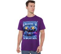 K-Pop Demon Hunters - Derpy Tiger Bootleg Unisex T Shirt, Purple, X-Large