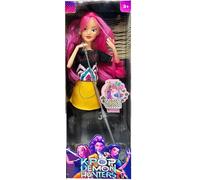 K-Pop Demon Hunters Devil Anime Bambola Mira 30cm con Chitarra Action Figure