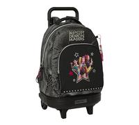 Safta K-pop Demon Hunters Energy 33l Wheeled Backpack Nero Bambini