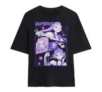 K-Pop Demon Hunters Huntr/X Maglietta Oversize Anime Donna (TV20279)