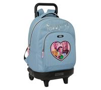 Safta K-pop Demon Hunters 33l Wheeled Backpack Blu Bambini
