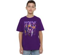 K-Pop Demon Hunters - Huntrix Huntr/X Golden Trio Pose Kids T Shirt, Purple, 12-13