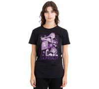 K-Pop Demon Hunters Huntrix Huntr/X Manga Panels Trio Ladies T Shirt Canottiera, Nero, M Donna