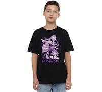 K-Pop Demon Hunters Huntrix Huntr/X Manga Panels Trio T Shirt, Black, 5-6 Jahre Unisex Kids