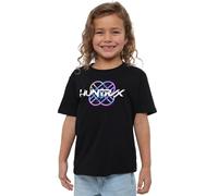 K-Pop Demon Hunters Huntrix Huntr/X Pastel Logo T Shirt, Black, 3-4 Years Unisex Kids
