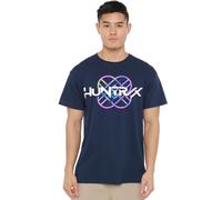 K-Pop Demon Hunters - Huntrix Huntr/X Pastel Logo Unisex T Shirt, Navy, Medium