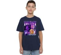 K-Pop Demon Hunters - Huntrix Huntr/X Rumi Bootleg Kids T Shirt, Navy, 5-6