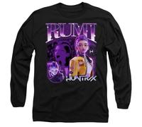 K-Pop Demon Hunters Huntrix Huntr/X Rumi Bootleg Unisex Long Sleeve T Shirt, Black, S