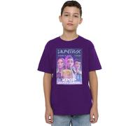 K-Pop Demon Hunters - Huntrix Huntr/X World Tour Billboard Kids T Shirt, Purple, 12-13