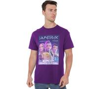 K-Pop Demon Hunters Huntrix Huntr/X World Tour Billboard Unisex T Shirt, Purple, S