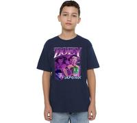 K-Pop Demon Hunters - Huntrix Huntr/X Zoey Bootleg Kids T Shirt, Navy, 9-11