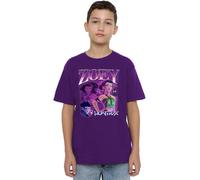 K-Pop Demon Hunters - Huntrix Huntr/X Zoey Bootleg Kids T Shirt, Purple, 3-4