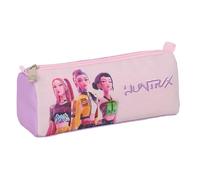 K-POP Demon Hunters - ICONIC - Astuccio con cerniera e scomparto - Astuccio per bambini, ideale per bambini in età scolare, comodo e versatile, resistenza, 21 x 7 x 8 cm