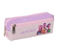 K-POP Demon Hunters - ICONIC - Astuccio triplo piccolo, ideale per bambini in età scolastica, comodo e versatile, resistenza, 22 x 6 x 8,5 cm