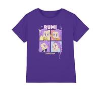 K-Pop Demon Hunters KPOP Demon Hunters-Huntrix Rumi Chibi Boxes T Shirt, Purple, 7-8 Jahre Unisex Kids