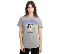 K-Pop Demon Hunters KPOP Demon Hunters Huntrix Zoey Collegic Ladies T Shirt, Heather Grey, XL Women's