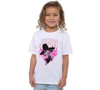 K-Pop Demon Hunters KPOP Hunters-Jinu Demon Heart Flames T Shirt, White, 3-4 Jahre Unisex Kids