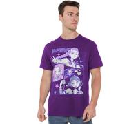 K-Pop Demon Hunters - Maglietta Anime Huntrix Huntr/X, Unisex, Viola, XL