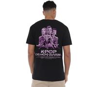 K-Pop Demon Hunters - Purple Huntrix Huntr/X Billboard Poster (Back Print) Unisex T Shirt