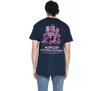 K-Pop Demon Hunters - Purple Huntrix Huntr/X Billboard Poster (Back Print) Unisex T Shirt